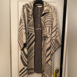 Tory Burch sweater coat, XL